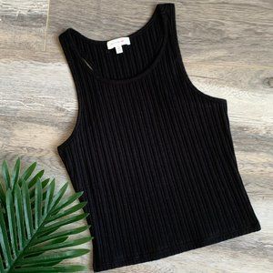 BLACK RACER BACK TANK